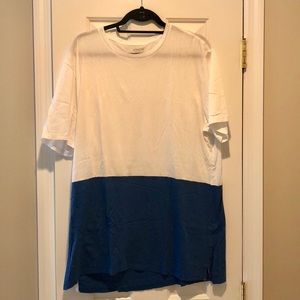 VINCE color block tee men’s XXL 100% cotton